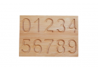 Wooden Number Tracing board