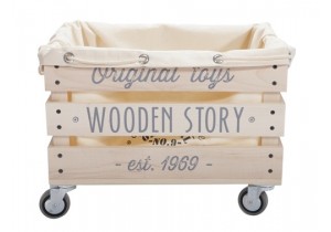SACK FOR WOODEN STORY CRATE ON WHEELS - 1