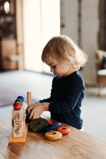 Dreamland - kolorowa układanka płotek Montessori