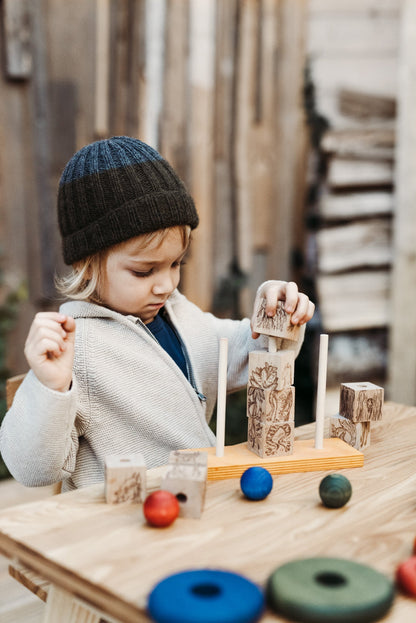 Dreamland - kolorowa układanka płotek Montessori