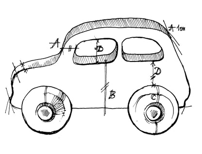 Little French car - samochodzik