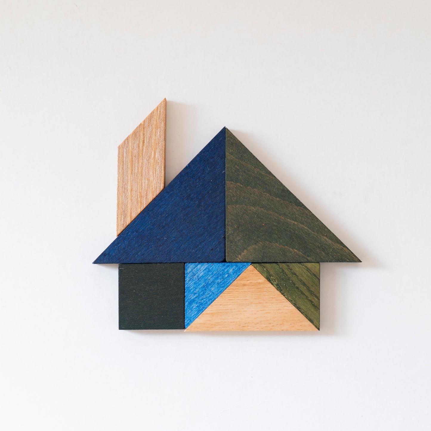 gra tangram w woreczku - barwa zimna