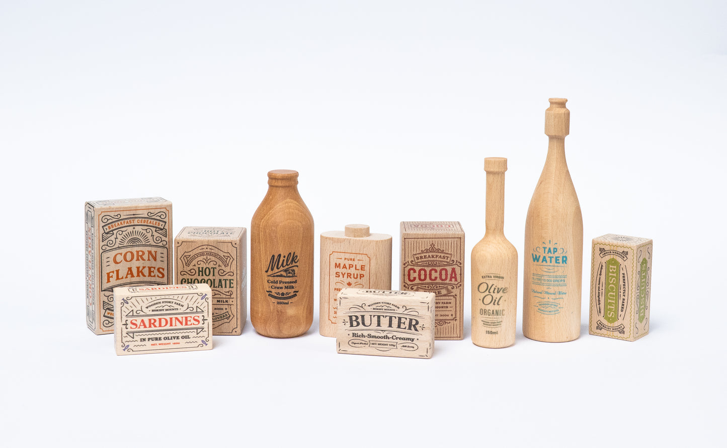 zestaw montessori market z torbą na zakupy